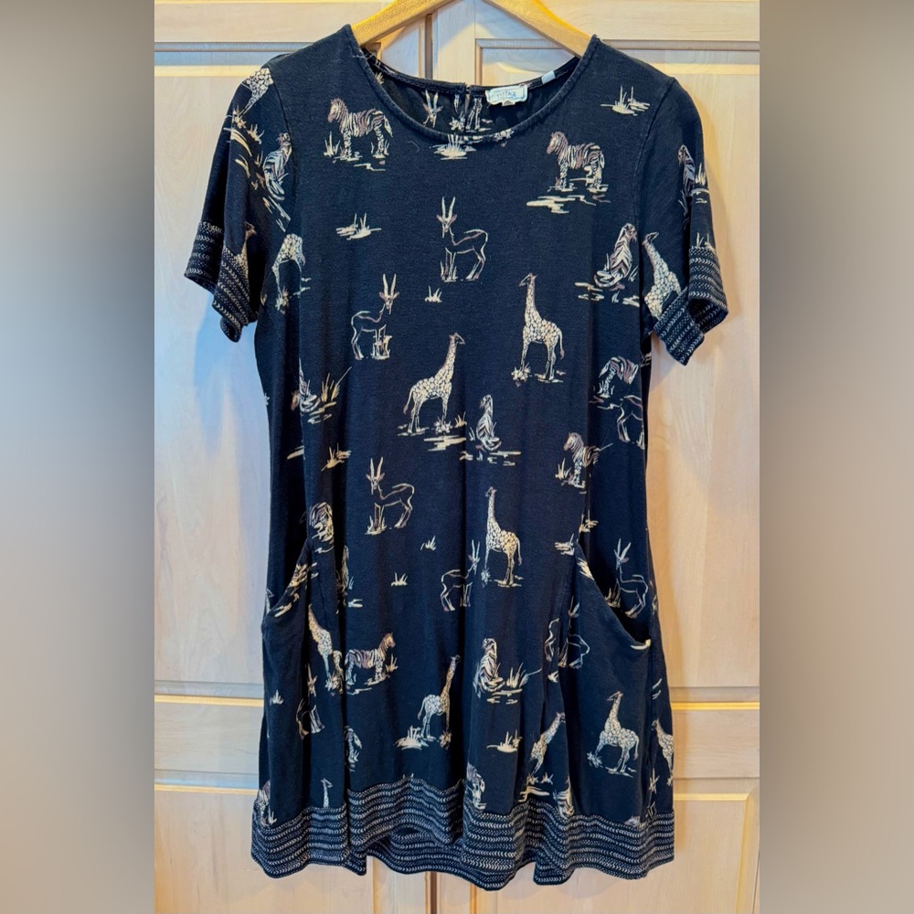 Fat Face Simone Animal Print Dress